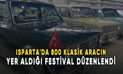 Isparta'da 800 klasik aracın yer aldığı festival düzenlendi