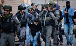 İsrail Kudüs'te 55 Filistinliyi gözaltına aldı