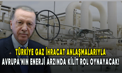 Türkiye gaz ihracat anlaşmalarıyla Avrupa'nın enerji arzında kilit rol oynayacak!