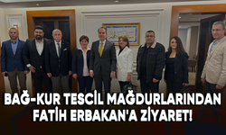 Bağ-Kur tescil mağdurlarından Fatih Erbakan'a ziyaret!