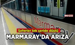 Marmaray'da arıza: Seferler tek şeride düştü