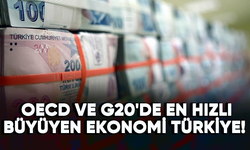 OECD ve G20'de en hızlı büyüyen ekonomi Türkiye!