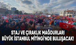 Staj ve çıraklık mağdurları Büyük İstanbul Mitingi'nde buluşacak!