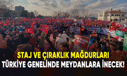 Staj ve çıraklık mağdurları Türkiye genelinde meydanlara inecek!