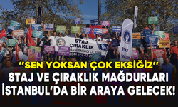 Staj ve Çıraklık Sigortası Mağdurları Federasyonu'ndan büyük İstanbul buluşması!