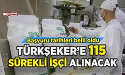 Türkşeker'e 115 sürekli işçi alınacak: Bakan Yumaklı duyurdu