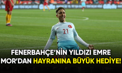 Fenerbahçe'nin yıldızı Emre Mor'dan hayranına büyük hediye!