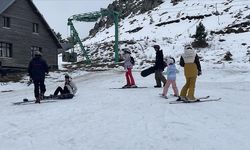 Kayakseverler hafta sonunu Kartalkaya'da değerlendirdi!