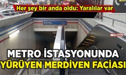 İzmir Üçyol Metro İstasyonu'nda yürüyen merdiven faciası: Yaralılar var