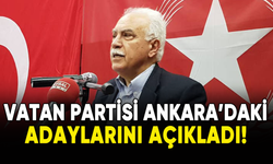 Vatan Partisi, Ankara'daki adaylarını açıkladı!