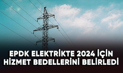 EPDK elektrikte 2024 için hizmet bedellerini belirledi
