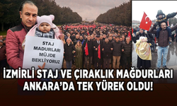 İzmirli Staj ve Çıraklık Mağdurları Ankara’da tek yürek oldu!
