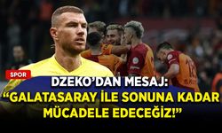 Dzeko’dan mesaj: Galatasaray ile sonuna kadar mücadele edeceğiz!