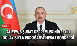 Aliyev, 6 Şubat depremlerinin 1. yılı dolayısıyla Erdoğan'a mesaj gönderdi