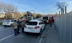 Beyoğlu'nda zincirleme trafik kazası meydana geldi