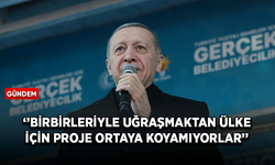 Cumhurbaşkanı Erdoğan: Birbirleriyle uğraşmaktan ülke için proje ortaya koyamıyorlar
