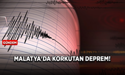 Malatya'da korkutan deprem meydana geldi!