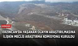 Erzincan'daki madende yaşanan toprak kaymasının araştırılmasına ilişkin Meclis Araştırma Komisyonu kuruldu