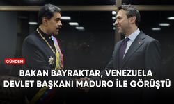 Bakan Bayraktar'dan Venezuela ziyareti! Devlet Başkanı Maduro ile görüştü