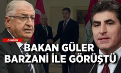 Bakan Güler, Neçirvan Barzani ile görüştü