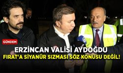 Erzincan Valisi Aydoğdu: Fırat'a siyanür sızması söz konusu değil