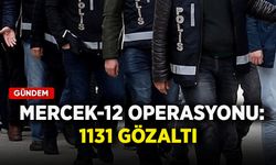 Mercek-12 operasyonu: 1131 gözaltı