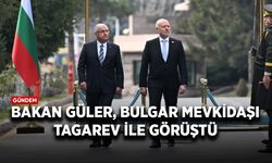Bakan Güler, Bulgar mevkidaşı Tagarev ile görüştü