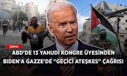 Yahudi kongre üyelerinden Biden'a Gazze'de geçici ateşkes çağrısı!