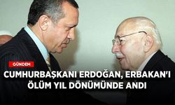 Cumhurbaşkanı Erdoğan, Erbakan'ı ölüm yıl dönümünde andı