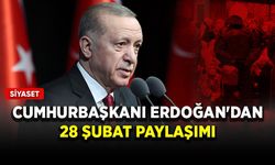 Cumhurbaşkanı Erdoğan'dan 28 Şubat paylaşımı