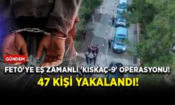FETÖ'ye eş zamanlı 'Kıskaç-9' operasyonu! 47 kişi yakalandı
