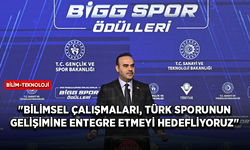 Bakan Kacır: Bilimsel çalışmaları, Türk sporunun gelişimine entegre etmeyi hedefliyoruz