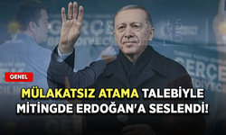Öğretmen, mülakatsız atama talebiyle mitingde Erdoğan'a seslendi!