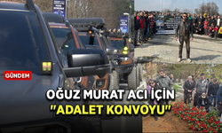 Eyüpsultan'daki kazada ölen Oğuz Murat Acı için "Adalet Konvoyu" düzenledi