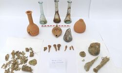 Amasra'da kazı sırasında Roma dönemine ait eserlere rastlandı