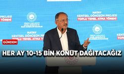 Bakan Özhaseki: Her ay 10-15 bin konut dağıtacağız