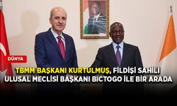 TBMM Başkanı Kurtulmuş, Fildişi Sahili Ulusal Meclisi Başkanı Bictogo ile bir arada
