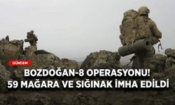 Bakan Yerlikaya duyurdu! Bozdoğan-8 operasyonunda 59 mağara imha edildi