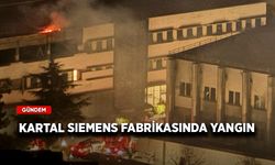 Kartal Siemens fabrikasında yangın