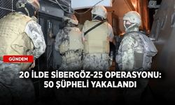 20 ilde sibergöz-25 operasyonu: 50 şüpheli yakalandı