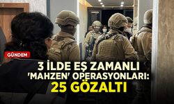 3 ilde eş zamanlı 'Mahzen' operasyonları: 25 gözaltı