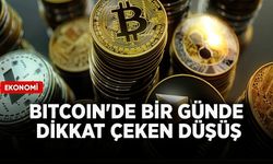 Bitcoin'de bir günde dikkat çeken düşüş