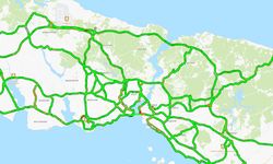 İstanbul trafiğine 'bayram' molası: Yoğunluk haritası yeşile boyandı