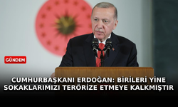 Cumhurbaşkanı Erdoğan: Birileri yine sokaklarımızı terörize etmeye kalkmıştır