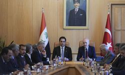 TBMM Başkanı Kurtulmuş, Irak Temsilciler Meclisi Başkanvekili Mendelavi ile bir arada