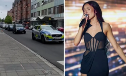 Eurovision'da İsrail temsilcisi şarkıcı Eden Golan, 100 araçlık polis konvoyuyla arenaya gitti