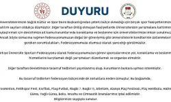 Türkiye Üniversite Sporları Federasyonu 15 spor branşını iptal etti: Sebep tasarruf tedbirleri gösterildi