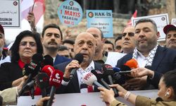 HAK-İŞ Genel Başkanı Arslan Taksim'de: Bu meydanın normalleşmesini istiyoruz