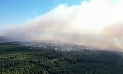Bursa'da kampüsteki ormanlık alana sıçrayan yangın kısmen kontrol altına alındı