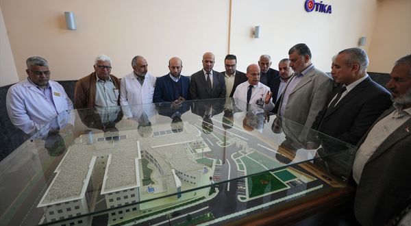 GAZZE - Filistinli gruplardan Filistin-Türkiye Dostluk Hastanesi'ne ziyaret